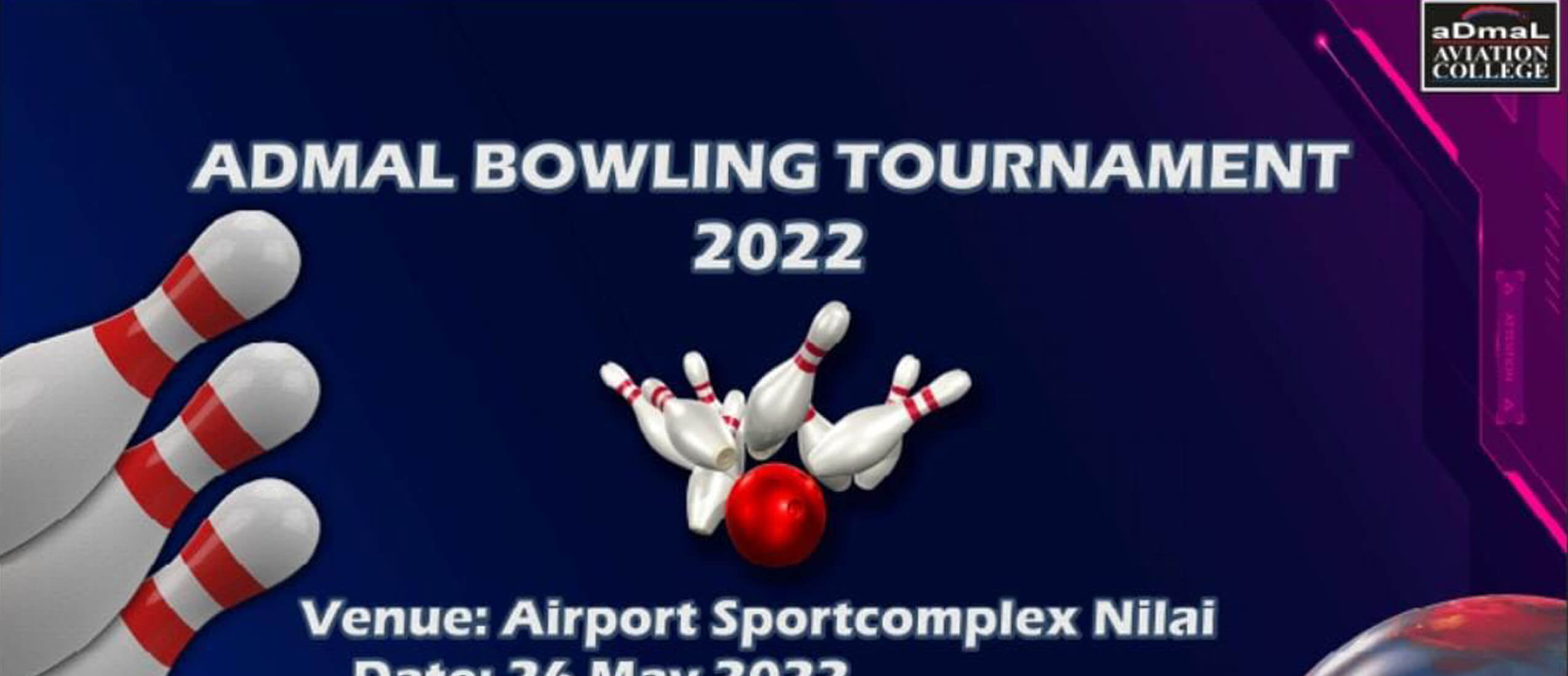 admal sport bowling banner